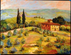 Tuscan landscapes can be transferred onto tiles for indoors and outdoors,walls,floors,pools,countertops.